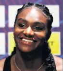  ??  ?? Dina Asher-Smith is Britain’s fastest-ever woman