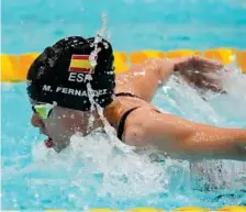  ?? CPE ?? Marta Fernández, en el último Europeo de natación en Madeira.