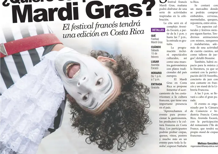  ?? Este año, la cita cumple siete años de realizarse en el país. Cortesía Cámara de Comercio e Industria Francia Costa Rica/La República ??