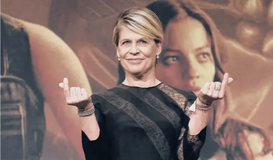  ?? AHN YOUNG-JOON/AP 2019 ?? Actor Linda Hamilton reprised the role of Sarah Connor in “Terminator: Dark Fate.”