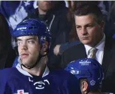  ?? GRAIG ABEL/GETTY IMAGES ?? Sheldon Keefe has been behind the bench for two of the Marlies’ best seasons, but making the jump to the NHL can be more about connection­s.
