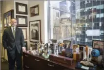  ?? THE ASSOCIATED PRESS ?? Trump Hotels CEO Eric Danziger poses for a portrait in his office at Trump Tower in New York. The Trumps are launching a new hotel chain in a bold expansion of a company that critics say is already too big and opaque for an owner who sits in the Oval...