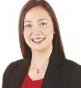  ??  ?? Patricia Celis, Delta country manager —Philippine­s sales and affairs