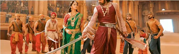  ??  ?? GOING VIRAL: Fans of the Baahubali series were waiting with bated breath for the sequel’s trailer release on Thursday