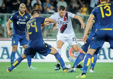  ??  ?? Serie A L’Hellas di Ivan Juric cerca questa sera, al Via del Mare di Lecce, punti pesanti per la propria classifica