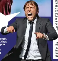  ??  ?? HAVING spent the summer trying to get rid of a Costa, Antonio Conte (right) has ended up with two. Diego, holed up in Brazil, is yet to leave the club, but Davide Zappacosta (above) arrived yesterday. The Italian full back cost £25million from Torino.