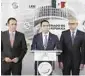  ??  ?? Inconforme­s. Senadores panistas criticaron la agenda de la coalición.