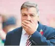  ??  ?? Sam Allardyce