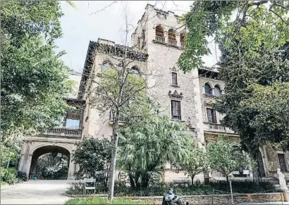  ?? CÉSAR RANGEL ?? El caserón de la calle Muntaner de Barcelona que perteneció a Julio Muñoz Ramonet