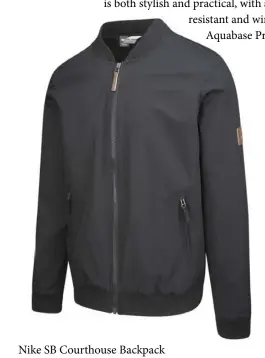  ??  ?? MCKINLEY Men’s Moree Bomber Jacket The MCKINLEY Men’s Moree Bomber Jacket is both stylish and practical, with a waterresis­tant and windproof Aquabase Pro build.