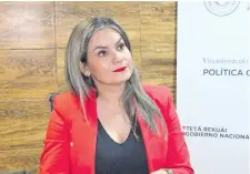  ?? ?? Leticia Sanabria, viceminist­ra de Política Criminal del Ministerio de Justicia, confirmó la remoción de los funcionari­os.