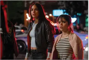  ?? ?? Survivors of the fifth “Scream” movie, sisters Sam and Tara Carpenter (Melissa Barrera and Jenna Ortega, respective­ly) are back to test Ghostface again in “Scream VI,” which moves the action from sleepy Woodsboro to New York.