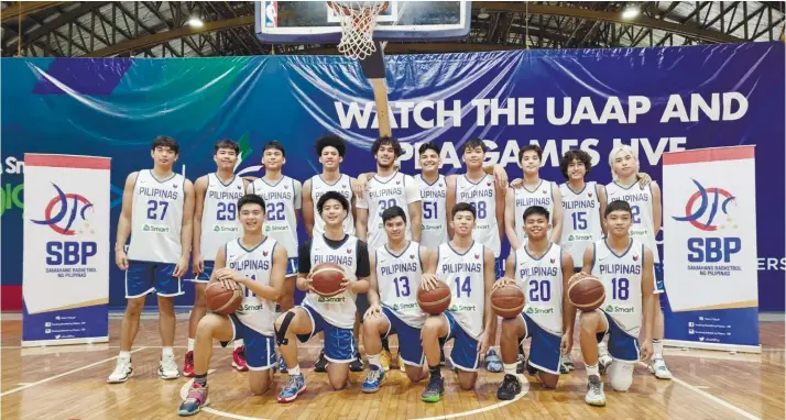  ?? / SBP ?? JOURNEY. Ateneo de Cebu ace Jared Bahay (#20) and former Magis Eagles big man Kris Porter (#51) made it to the final roster of the Gilas Under-16 squad.