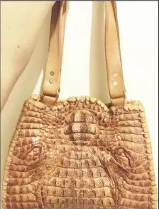  ??  ?? A bag made by Cheryl