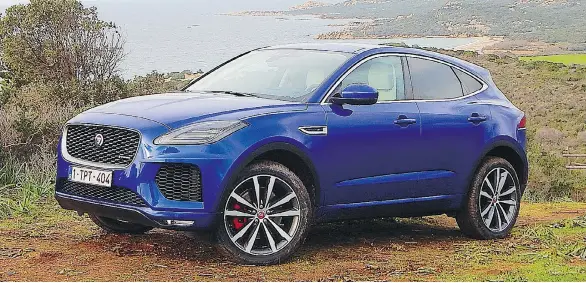  ?? BRIAN HARPER/DRIVING ?? The 2018 Jaguar E-Pace scampers and clambers through the dirt and mud without too much effort, while conveying its occupants in stylish elegance.