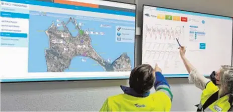  ?? ?? La digitaliza­ción del servicio de abastecimi­ento en Formentera ha aumentado la eficiencia de la red más del 92%. La plataforma digital implantada en la isla utiliza el balance hidráulico para la detección de averías y fraudes