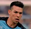  ?? LAPRESSE ?? Messicano Hirving Lozano, 27, attaccante del Napoli