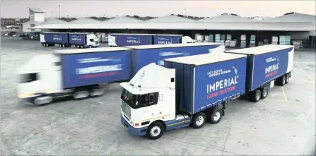  ?? PHOTO: SUPPLIED ?? Imperial says it is growing its internatio­nal presence because it has such a large market share in South Africa that it will be difficult to grow further.