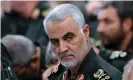  ?? Photograph: AFP/Getty ?? The death of Qassem Suleimani led to retaliator­y action by Iran on US targets in Iraq.