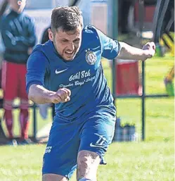  ??  ?? Bryan Deasley: scored twice as Lochee United turned a 3-0 deficit into a 4-3 lead, only to concede a late equaliser.