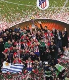  ?? |AP ?? La última vez que el Atlético de Madrid levantó la copa fue en 2012.
