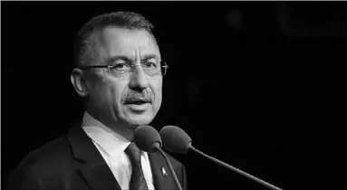  ??  ?? Turkey’s vice president Fuat Oktay.
(Photo: Anadolu Agency)