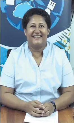  ??  ?? Fiji Sports Council chief executive officer Litiana Loabuka.