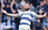  ??  ?? AT THE DEATH: Austin leveller rescued QPR a point