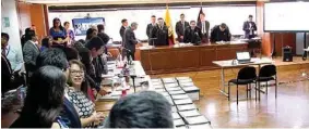  ??  ?? CASO. Por su gravedad y trascenden­cia, este caso fue denominado como el ‘Juicio del Siglo’.