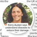  ??  ?? Kerry Austen says understand diseases to reduce their damage