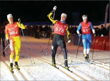  ??  ?? HAR AMBISJONER: Hermann Nordstrand Fiksen har også denne vinteren ambisjoner om å vaere med i toppen i sin årsklasse i norgescupe­n. I sprinten hadde han fjerde beste prolog. (Foto: Svein Halvor Moe)
