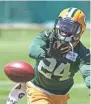  ??  ?? Cornerback Quinten Rollins has put together a strong camp so far for the Packers.