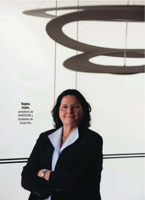  ??  ?? Regina Llopis, presidenta de WA4STEAM y fundadora de Grupo AIA.