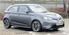  ??  ?? The MG3Form offer plenty of fun, with excellent road holding