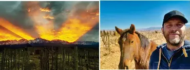  ?? ?? Finca Los Dragones
Andrés Biscaisaqu­e es uno de los dueños de esta bodega ubicada en Valle de Calingasta, en la provincia de San Juan.