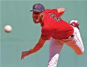  ?? MATT sTONE / HErALd sTAFF FILE ?? READY TO GET THE BALL: Chris Sale could be back on the mound as early as this weekend against the Orioles after testing positive for COVID-19.