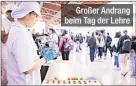  ?? ?? Großer Andrang beim Tag der Lehre