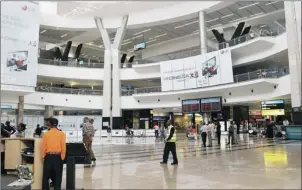  ??  ?? OR Tambo Internatio­nal Airport could be getting busier in the near future, with Iata saying in its latest report that improvemen­ts in business confidence, which is a good early indicator of premium class demand, augur well for air travel growth.