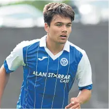  ??  ?? St Johnstone right-back Aaron Comrie.