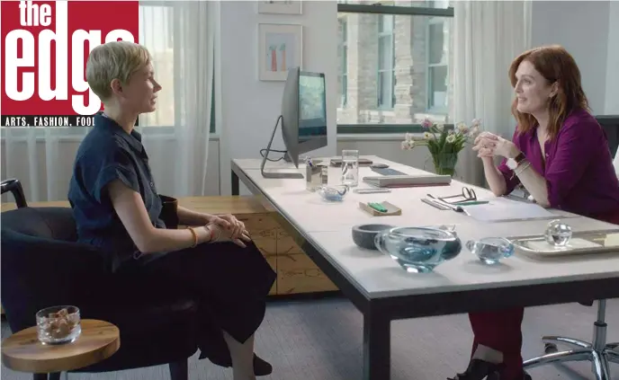  ??  ?? NEW DYNAMIC: Michelle Williams, left, and Julianne in a scene from ‘After the Wedding.’