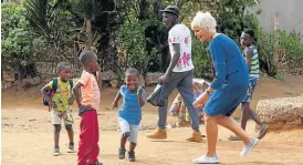  ?? /Supplied ?? Joy of giving: PJ Powers has linked up with Khulisa to help the less fortunate in society. Upliftment programmes include innovation and education.