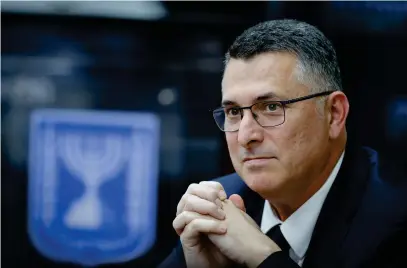  ?? (Olivier Fitoussi/Flash90) ?? SA’AR, A fierce opponent of Prime Minister Benjamin Netanyahu, quit the government this week, after making a failed bid to be included in the war cabinet.