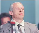  ??  ?? ASSASSIN. Janusz Walus at his trial for the 1993 killing of Chris Hani. His death sentence was commuted to life imprisonme­nt.