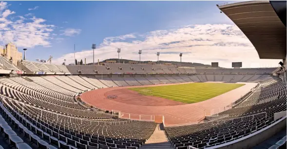  ?? ?? The Barcelona Olympic Stadium.