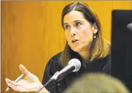  ?? Ned Gerard / Hearst Connecticu­t Media ?? State Superior Court Judge Barbara Bellis.