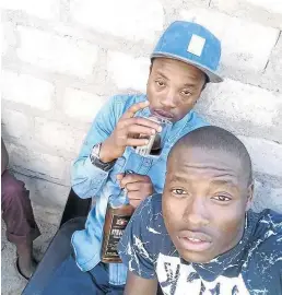  ?? / SUPPLIED ?? Tebogo Ndlovu “Jack Jack”, left, and Lindani Mahlangu. A group of North West farmers circulated this picture in an attempt to find Ndlovu, believed to have been killed on August 2.