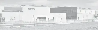  ?? /ADRIÁN MENDOZA | EL SOL DEL BAJÍO ?? La planta de Toyota, en Guanajuato