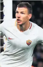  ??  ?? Edin Dzeko is now banging in the goals for Italian side AS Roma