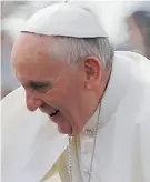  ??  ?? Pope Francis