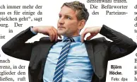  ?? Foto: dpa ?? Björn Höcke.